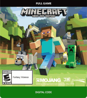 Minecraft voor Xbox360 coverfoto